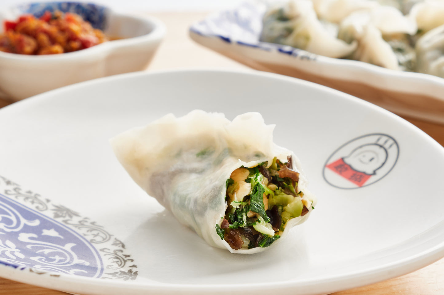 野生松茸素生餃 Wild Matsutake Raw Dumplings (Vegetarian) (12pcs)
