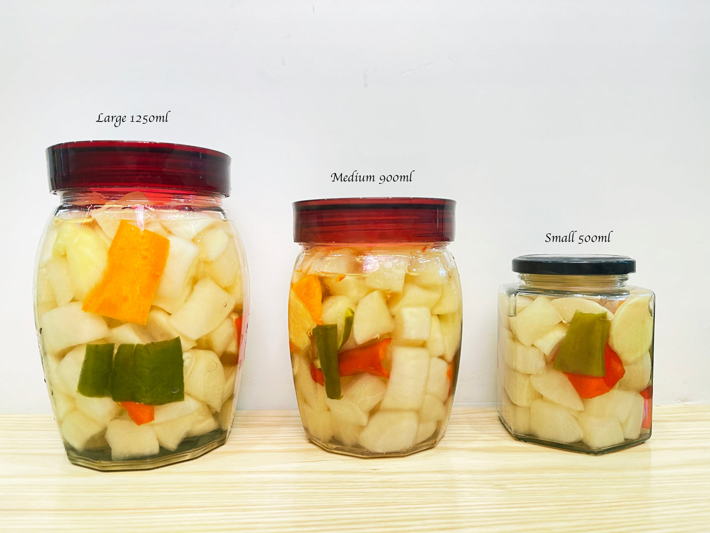 自家製新鮮醃蘿蔔 Fresh Pickled Radish 500ml
