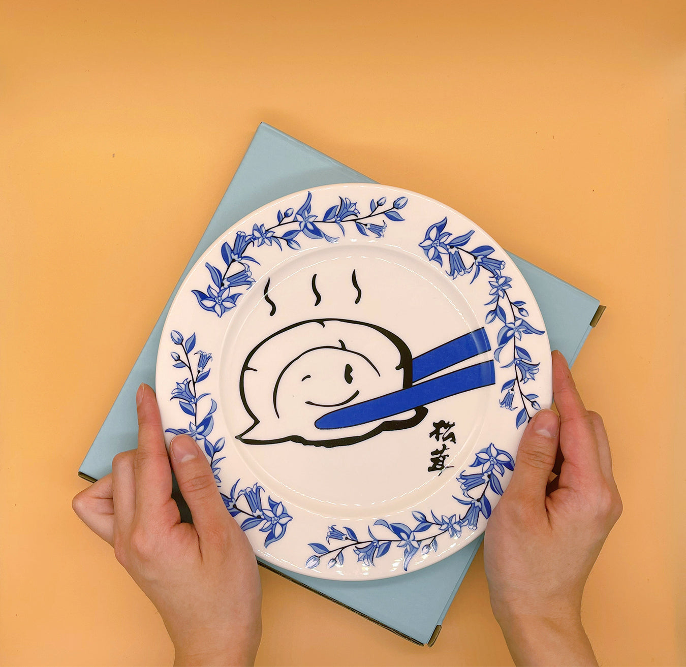 陶瓷碟05 (餃掂) Nom Nom Ceramic Plate