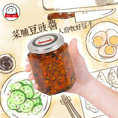 菜脯豆豉辣醬  Dried radish and ground bean spicy sauce 180ml